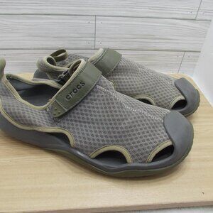 Crocs Swiftwater Fisherman Deck Shoes Sandals Closed Toe Men’s 11